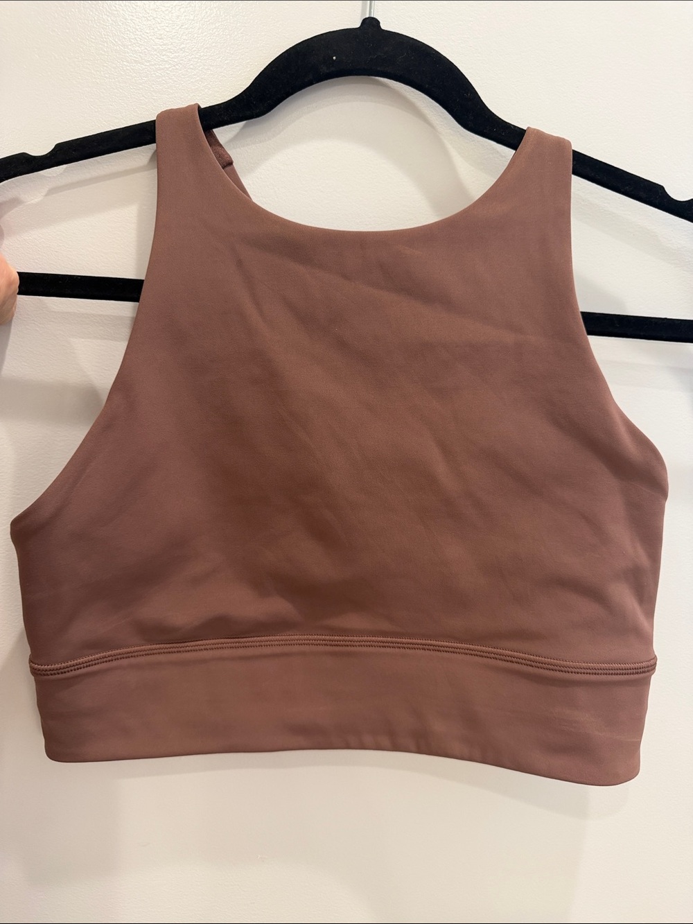 Lululemon High-Neck Long-Line Energy Bra - Size 8